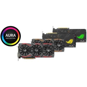 Placa video Asus GeForce GTX 1080 STRIX GAMING OC 8GB DDR5X 256-bit