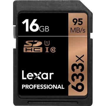 Card memorie LSD16GCB1EU633 , SD, 16GB, Lexar 633x C10 U1