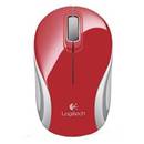 Mouse Logitech® Wireless 910-002732,  M187, 2.4GHZ - EMEA, rosu