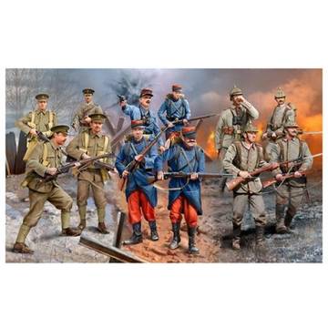 Revell German/British/French Infantry Set