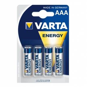 Baterie alcalina VARTA BAVA 4103, R3 (AAA), 4 bucati energy