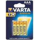 Baterie VARTA BAVA 2003, zinc carbon R3 (AAA), 4 bucati superlife