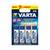 Baterie Lithium VARTA BAVA 6106, R6 (AA), 4 bucati professional