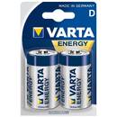 Baterie alcalina VARTA BAVA 4120,  R20 (typ D), 2 bucati energy