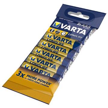 Baterie alcalina VARTA BAVA 4103 8PACK,  R3 (AAA),  8 bucati longlife