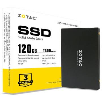 SSD SSD ZOTAC ZTSSD-S11-120G-P T400, 120GB