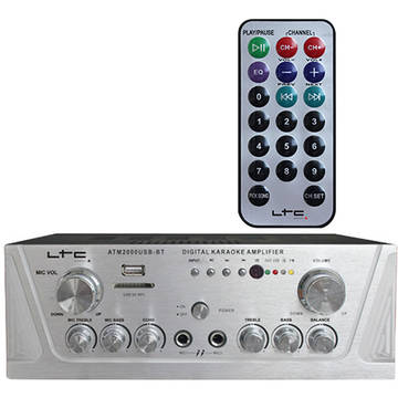 AMPLIFICATOR STEREO KARAOKE USB MP3/SD/BLUETOOTH