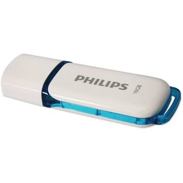 Memorie USB USB PHILIPS FM16FD75B/10, USB 3.0, 16GB, SNOW EDITION BLUE, albastru