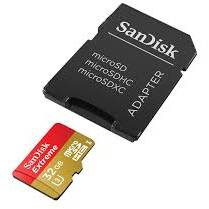 Card memorie Sandisk Extreme PRO microSDHC SDSQXXG-032G-GN6MA, 32GB, 95/90 MB/s,  U3 V30 UHS-I MOBILE