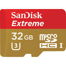 Card memorie Sandisk Extreme microSDHC SDSQXVF-032G-GN6MA , 32 GB, 90/60 MB/s, Class 10 U3 V30 UHS-I MOBILE