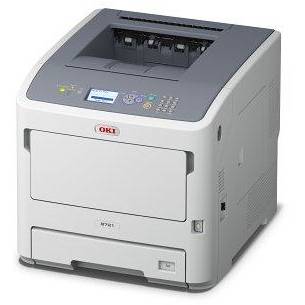 Imprimanta laser OKI B721dn, Laser,  A4, Monocrom, Duplex, alb-gri