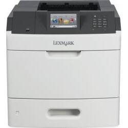 Imprimanta laser Lexmark MS810DE, MONOLASER, A4, 53 PPM, Duplex, USB 2.0, alb-gri