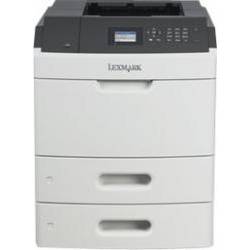 Imprimanta laser Lexmark MS810DTN, MONOLASER, A4, 53 PPM, Duplex, USB 2.0, alb-gri
