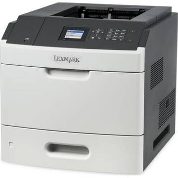 Imprimanta laser Lexmark MS810DN, MONOLASER, A4, 53 PPM, Duplex, USB 2.0, ab-gri