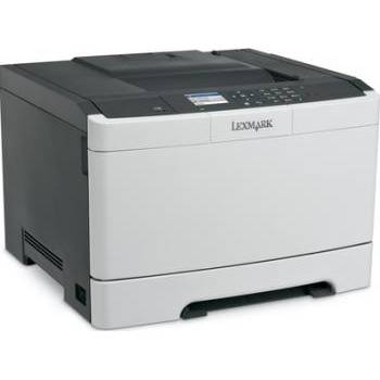 Imprimanta laser Lexmark CS410DN, COLORLASER, USB/ETH, A4, Duplex, USB 2.0, alb-gri