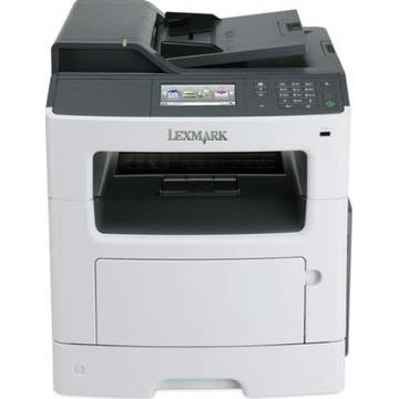 Imprimanta laser Lexmark MX410DE, 4IN1, MONOLASER, USB/ETH, A4, Duplex, USB 2.0, alb-gri