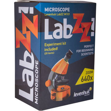 Levenhuk Microscop LabZZ M101, portocaliu