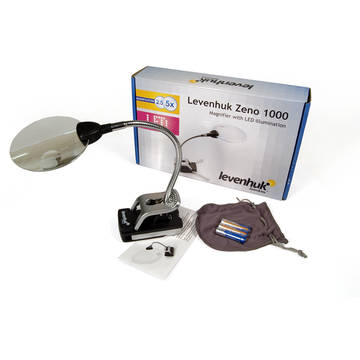 Levenhuk  Zeno 1000 LED Magnifier, 2.5/5x, 88/21 mm