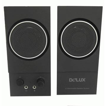 BOXE 2.0 Delux, RMS: 1Wx2, power on/off, control volum, iesire casti, black, USB power "DLS-2013U"