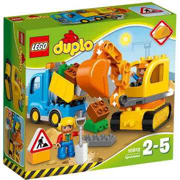 Camion si excavator pe senile LEGO DUPLO (10812)