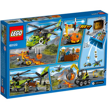 LEGO Elicopter de aprovizionare la vulcan (60123)