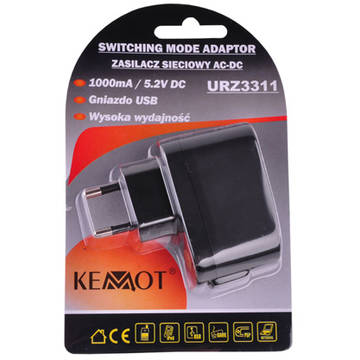 Incarcator de retea ALIMENTATOR 220V / USB 5V 1000MA