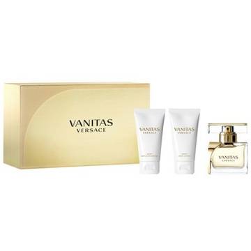 Versace Vanitas Eau De Toilette 50ml + 50ml Body Lotion + 50ml Shower Gel