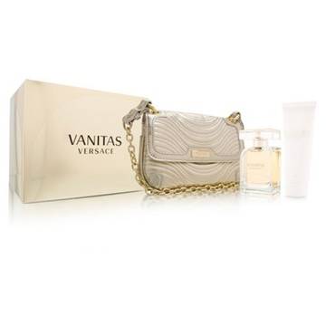 Versace Vanitas Eau de Parfum 100ml + 100ml Body Lotion + Gold Pochette
