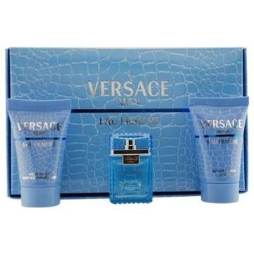 Versace Eau Fraiche Eau de Toilette 5ml + 25ml Shower Gel + 25ml After Shave Balsam