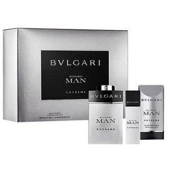 Bvlgari Man Extreme Eau de Toilette 100ml + 75ml Shower Gel + 75ml After Shave Balm