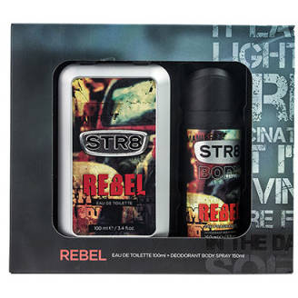 STR8 Rebel Eau de Toilette 100ml + Deodorant Spray 150ml