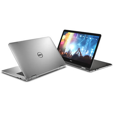 Notebook Dell Inspiron 7000, 17.3 inch Touch, intel Core i7-7500U, 16 GB DDR4, 512 GB SSD, video dedicat, Windows 10 Home