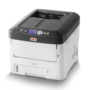 Imprimanta laser OKI C712n, A4, Laser, USB 2.0, Wireless, alb
