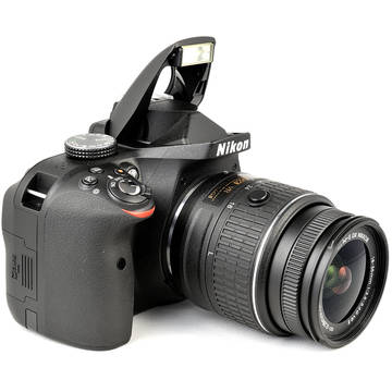 Aparat foto DSLR Nikon D3300 Dual Zoom Kit (AF-P 18-55 VR + 55-200 VR II) ,3 inch, 24.2 MP, negru