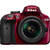 Aparat foto DSLR Nikon D3400,3 inch, 24.2 MP, cu obiectiv AF-P 18-55mm VR, rosu