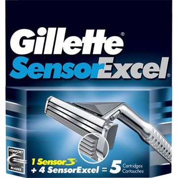 Rezerve aparat de ras Gillette Sensor Excel 5 buc