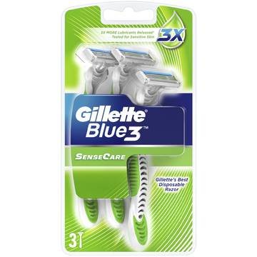 Aparat de barbierit Aparat de ras Gillette Blue3 Sense Care punga 3 buc