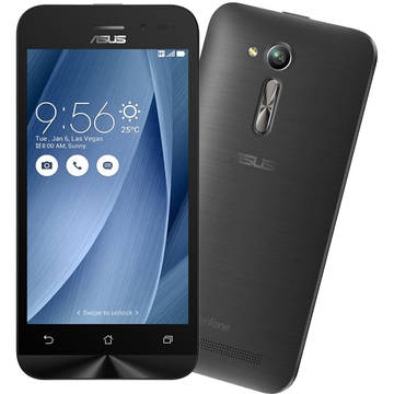 Smartphone Asus ZenFone Go, 8 GB, 4.5 inch, dual sim, negru