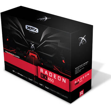 Placa video XFX Radeon RX 460 OC Dual Fan, 2GB GDDR5, 128-bit
