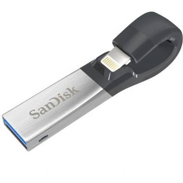 Memorie USB SanDisk DYSK USB iXpand 128GB FLASH DRIVE for iPhone