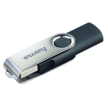 Memorie USB Hama Rotate Memorie USB 108071, USB 2.0, 128GB, Negru