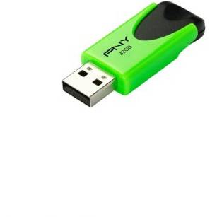 Memorie USB PNY Memorie USB N1 ATTACH USB2.0 32GB, Verde
