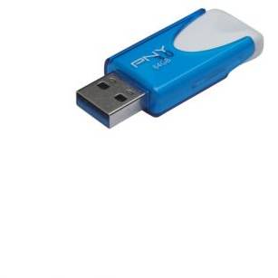 Memorie USB PNY Memorie USB ATTACHE 4 USB3.0 64GB Albastru