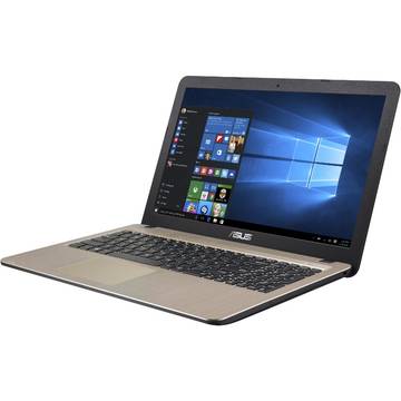 Notebook Asus A540SA 15.6'' Intel Celeron DC N3060 4GB 500GB Win10 64 Bit Chocolate Black