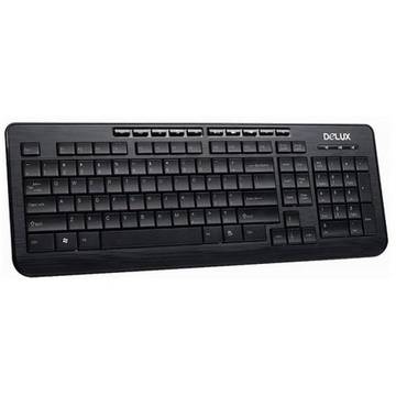 Tastatura DELUX DLK-3100U, USB , negru