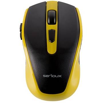 Mouse SRXM-PST600W-GR, SERIOUX PASTEL600 WR, USB, verde