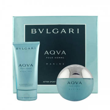 Bvlgari Aqva Marine Eau de Toilette 100ml + Shampoo And Shower Gel 150ml