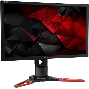 Monitor LED Acer Predator XB241H, 16:9, 24 inch, 1 ms, negru