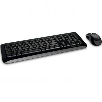 Tastatura Microsoft + Mouse Desktop 850, Wireless, Negru, Bulk PN9-00009
