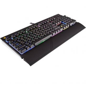 Tastatura Corsair Strafe Gaming RGB LED, Cherry MX Silent, USB